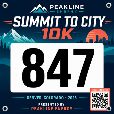 Race number — standard